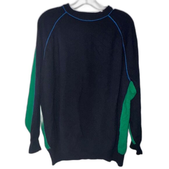 DEMYLEE NEW YORK  Color Block Cashmere Sweater Women's Large - Picture 1 of 5